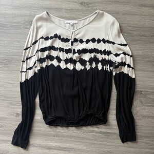 Young Fabulous & Broke tie dye wrap top XS